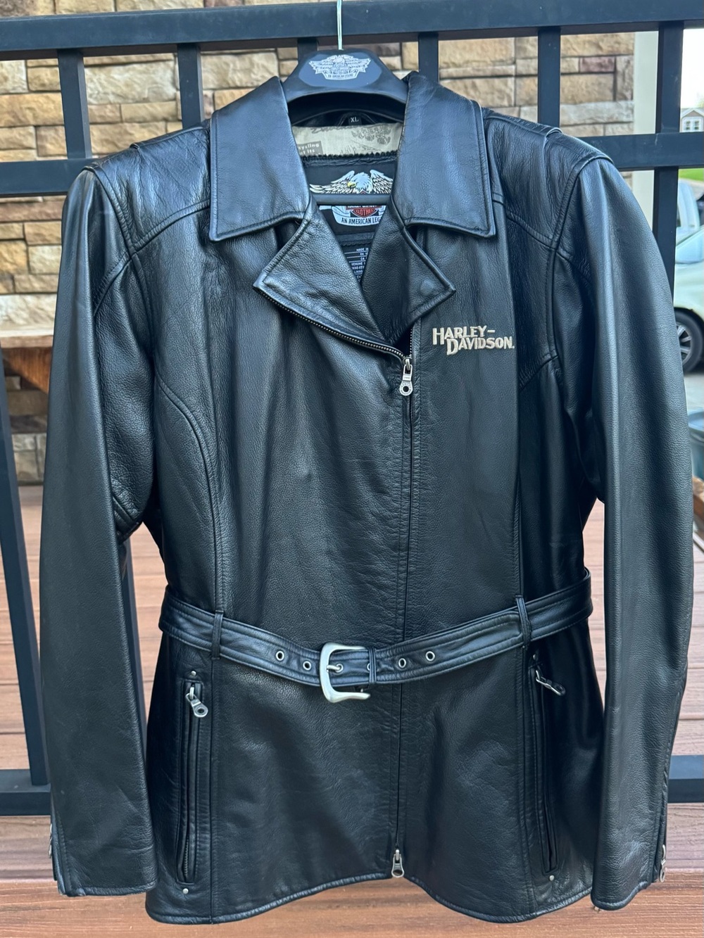 🏍️ Women’s Harley-Davidson Leather Riding Jacket – XL 🏍️